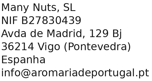 Dados de identificação do titular